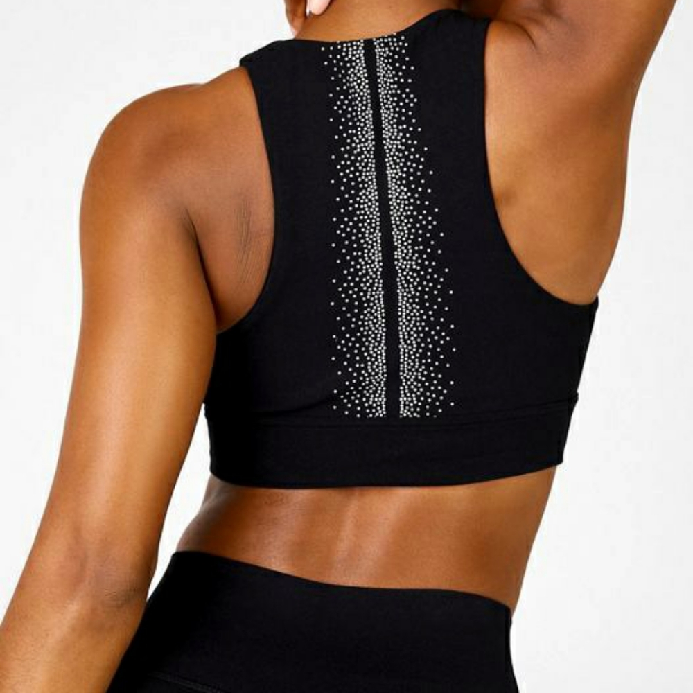 NWT Fabletics Oaklyn reflective Sculptknit sports bra size 1X gym exercise